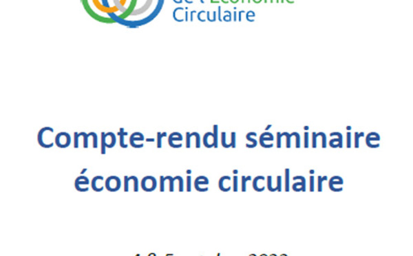 Activation de l’économie circulaire Corse