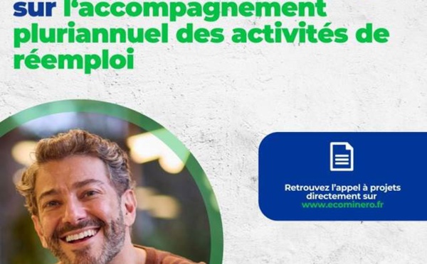 Ecominéro lance son appel à projets de soutien pluriannuel des acteurs du réemploi !